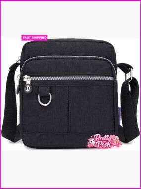 Nylon Crossbody Bag Waterproof Shoulder Handbag Casual Purse
